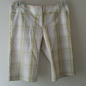 Janette plaid Bermuda shorts